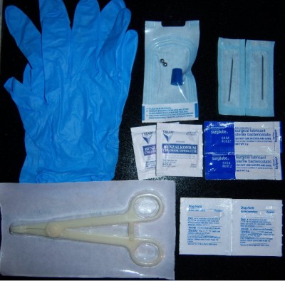 Self-piercing kit