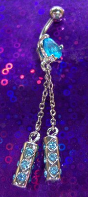 Double Dangle Belly Ring